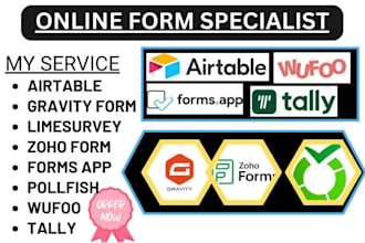 setup zoho form gravity form forms app tally  limesurvey wufoo airtable pollfish