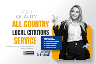 top local citations 299 all country citations for local SEO