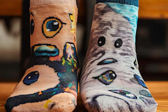 design a unique socks design for your brand