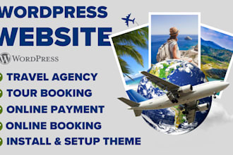 design a modern and responsive travel agency website
