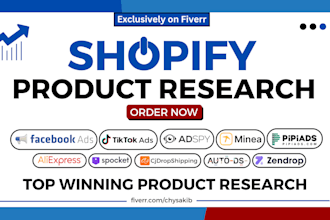 do shopify product research, winning product research for shopify dropshipping