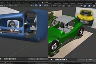 do 3d mechanical deign car parts car modelling 3d car design cad  3d printing