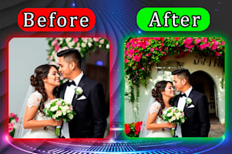 ai background changes and image editing