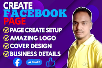 create facebook page and fan page setup, optimize and boost