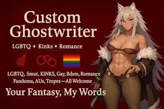 romance ghostwriter nsfw fanfiction anime erotica smut kinky gay romance story