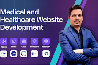 develop a modern healthcare websites for your clinic or hospital