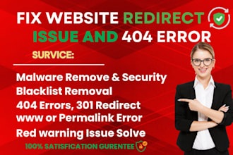 fix redirecting issues, remove malware and blacklist removal