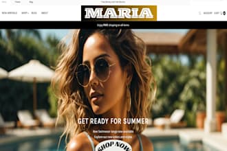 do shopify website redesign, setup shopify store design, shopify website design