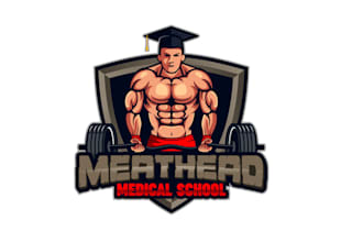 design meathead medical school logo design