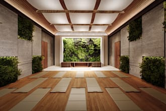 create meditation, yoga, spiritual spaces for inner peace