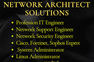 your network engineer, network support, network design network security engineer
