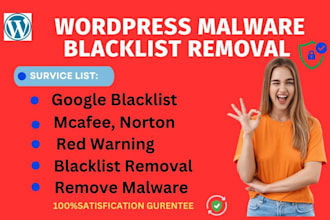 fix website security blacklist removal and red warning fix your website