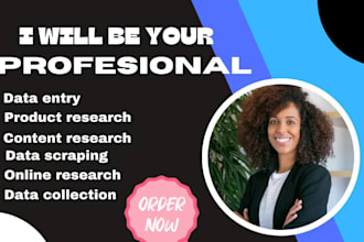 do data mining, data entry, web research, data extraction, copy paste