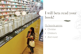 beta read your book