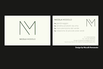 take care of the creation of business cards in a professional way