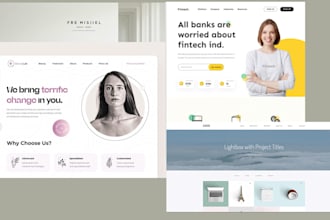 create simple website wordpress or laravel