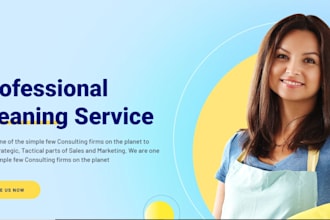 design cleaning website, house cleaning website, janitorial web