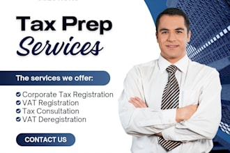 do uae corporate tax, vat, book keeping, auditing, vat filing, corporate filing