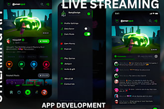 build music streaming app live streaming app music app social media app ott app