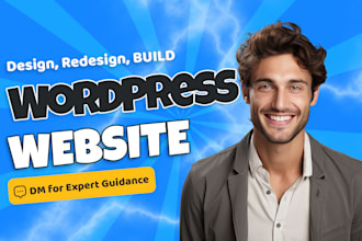 build, rebuild, design, redesign wordpress website, business website development