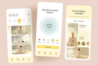 develop meditation, sleep, mindfulness mobile app