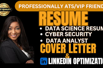 write data science resume, data science, data analyst, cyber security