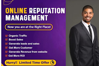 build strong online reputation management and reverse SEO service for you