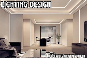 do provide unique lighting design electricity photometric calculation for you