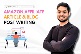 write human written amazon affiliate articles and SEO blog posts