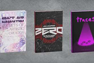 do unique book cover or ebook cover