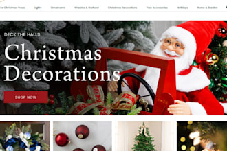 design christmas shopify halloween store cyber monday website black friday store