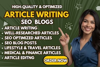 write quality SEO lifestyle blog, travel article, blog post writing travel guide