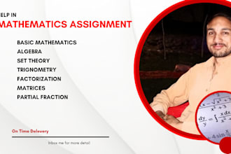 help in mathematics assignment