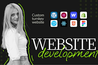 develop modern webflow or wordpress websites with custom code