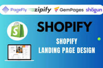 clone or build shopify product landing page in replo, pagefly or gempages