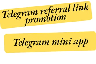 telegram ads telegram referral link promotion mini app 10m active telegram users