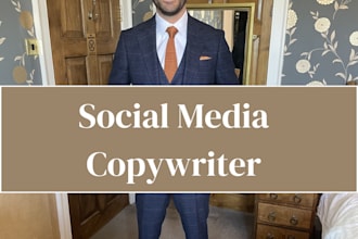 write social media copy for you