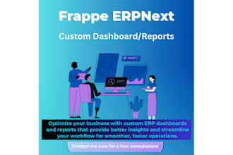 create custom frappe dashboards and reports