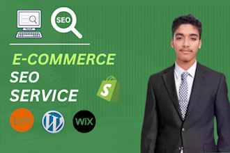 do technical SEO for ecommerce  service wordpress shopify wix