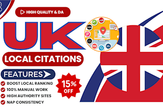 do top 350 UK local citations and directory submission