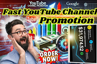do youtube channel promotion organic monetization strategy