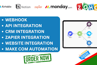 set up make com automation, integration, zapier, airtable