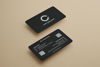 je vais créer une carte de visite professionnelle et moderne