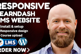 develop customize wordpress lms website with learndash tutor lms and buddyboss