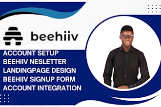 setup substack beehiiv newsletter design beehiiv landing page
