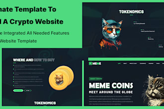 create your own crypto meme coin website,pepe coin,landing pages,react,solana
