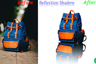 expert background removal, color changes and any shadow create