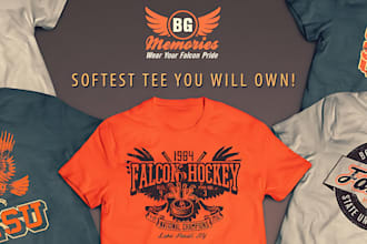 design apparel clothing and t shirt logo in high quality