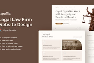 build law firm website, attorney website, legal website, notary website for you