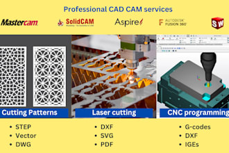 create 2d and 3d models for sheet metal, laser cutting dxf